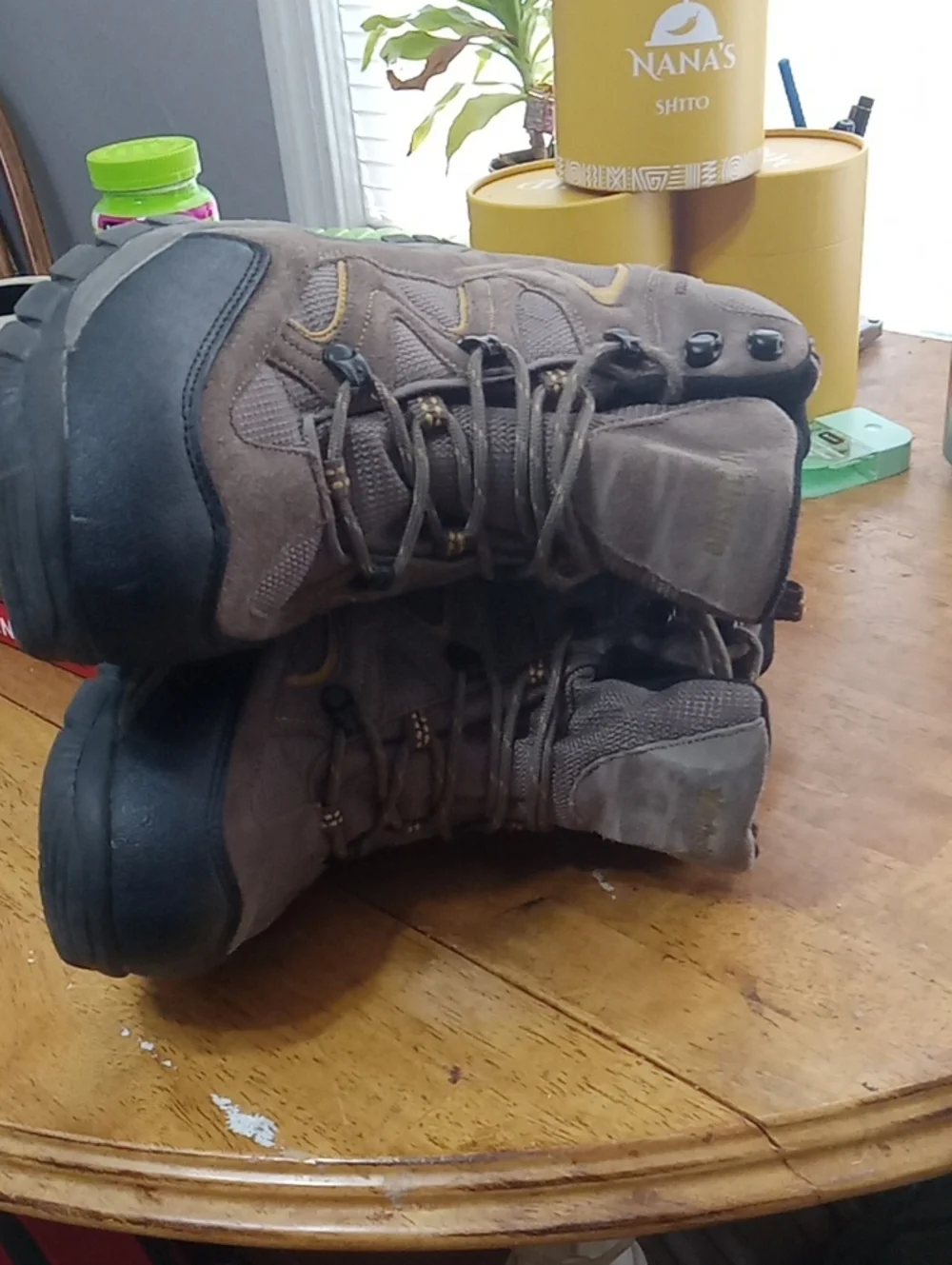 Northside Men's Brown and Black Lace-Up Outdoor Boots